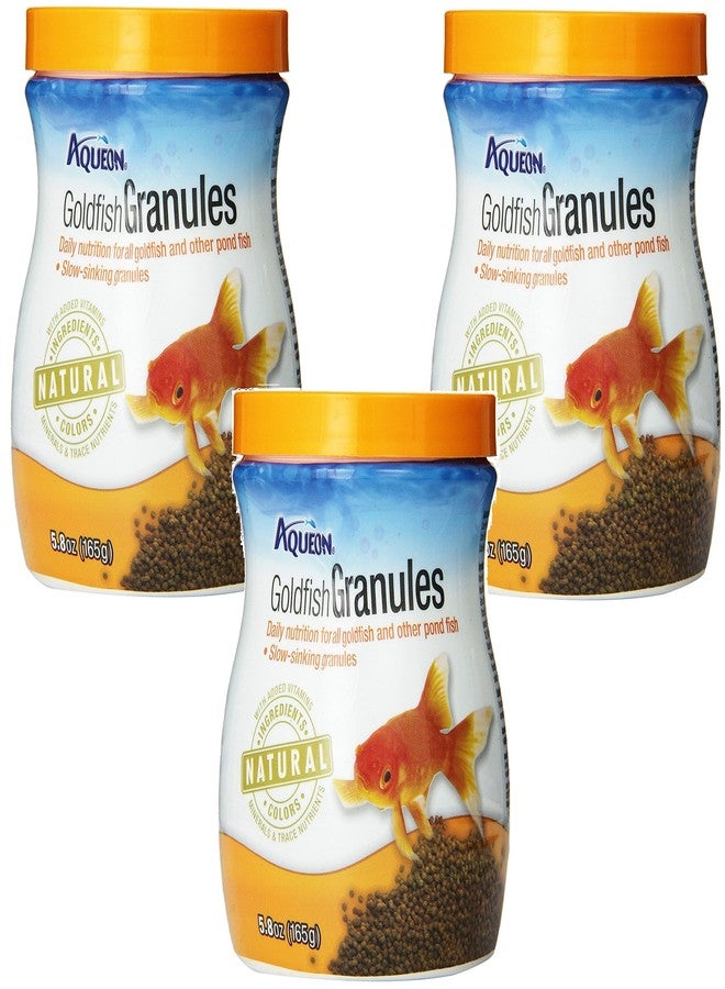 Aqueon (3 Pack Goldfish Granules, 5.8-Ounce Each - Image 1